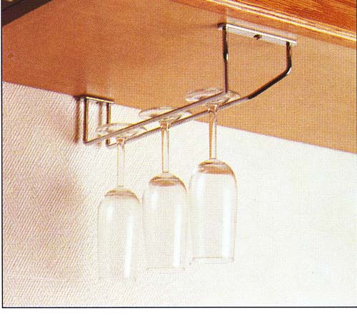 GLASS HOLDER -ONE RAIL
